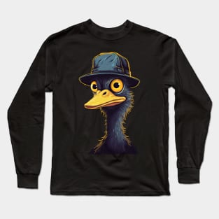 Cute Ostrich Long Sleeve T-Shirt